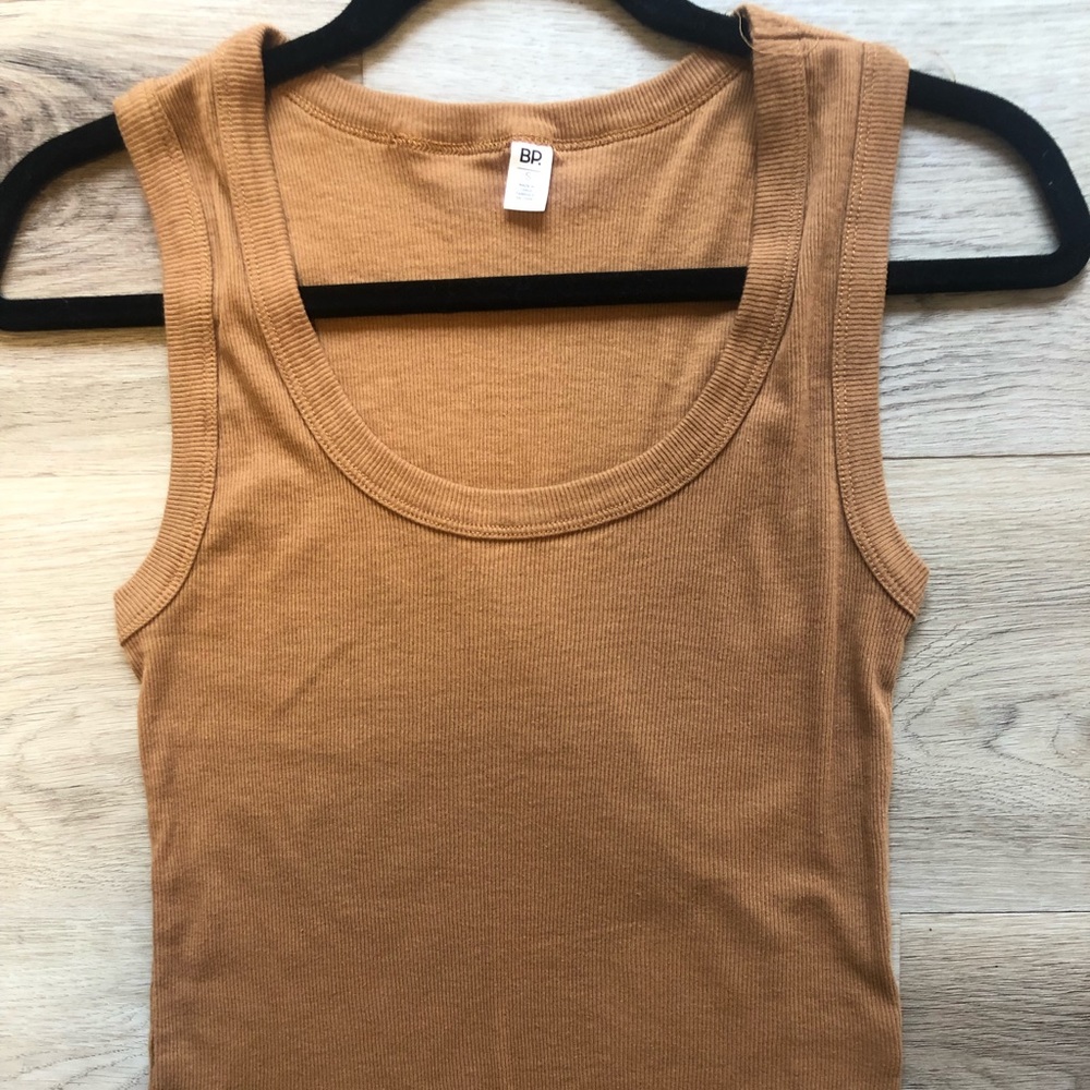 Brass Plum Scoop Neck Tank Top